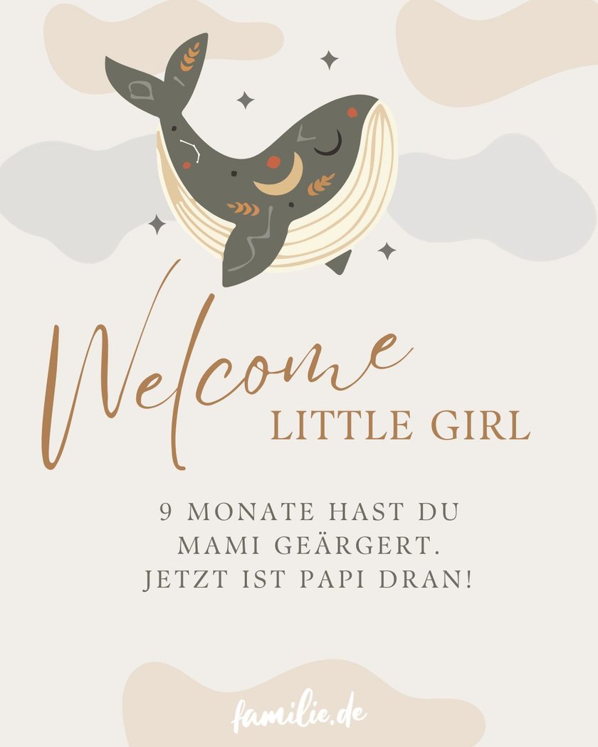 Lustige Sprüche zur Geburt