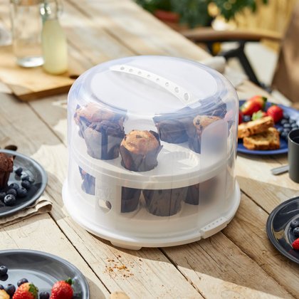 Deal-Muffins-Transportbox: weiß