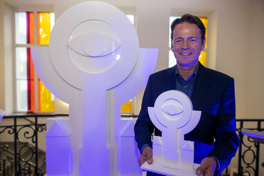 25.09.2020 , Essen , Verleihung Polizei - Award an couragierte Helfer im Polizeipräsidium Essen an der Büscherstraße 2-6. Rudi Cerne , Moderator der ZDF-Fernsehsendung Aktenzeichen XY.