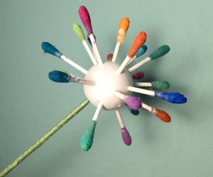 Basteln mit Wattestäbchen: 7 kreative DIY-Ideen, die eure Kinder verzaubern werden