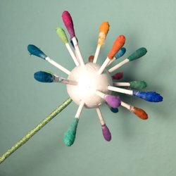 7 witzige DIY-Ideen mit Wattestäbchen für Bastelspaß mit der ganzen Familie