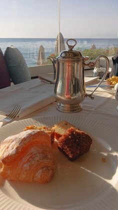 Frühstück mit Meerblick Forte Village