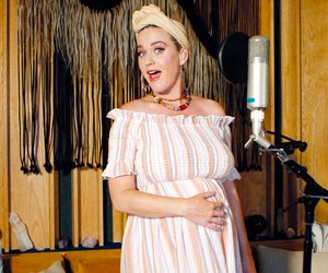 Im Bauch: Hier zeigt Katy Perrys Baby den Mittelfinger