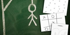 Spiele mit Stift und Papier: 12 Ideen für Kinder