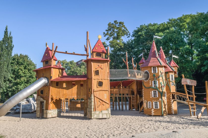 Der Märchenspielplatz lässt keine Kinderwünsche offen.