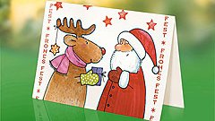 Weihnachtskarte basteln