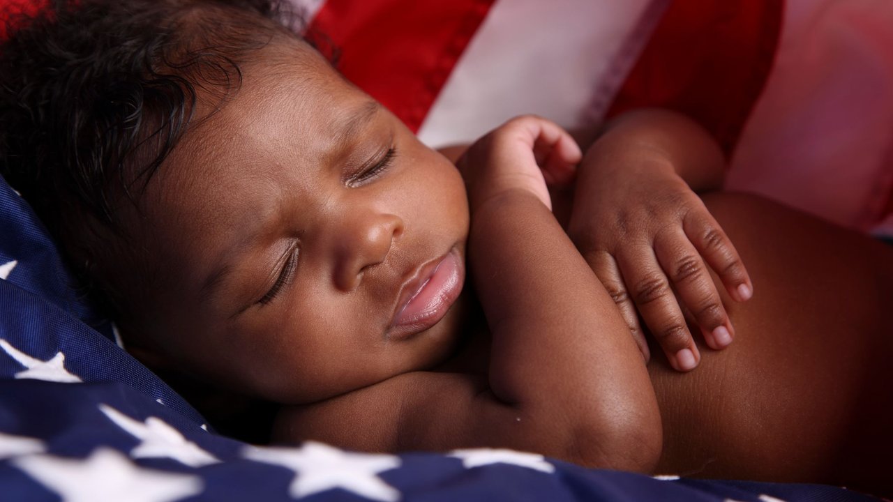 Baby amerikanische Flagge