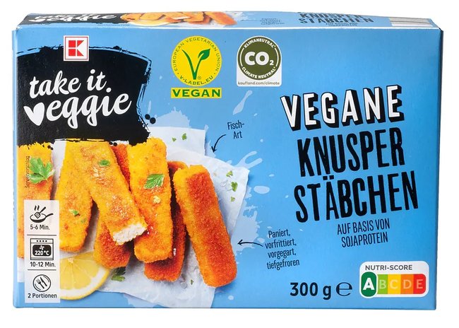 Fischstäbchen-Test - Kaufland Take It Veggie Vegane Knusperstäbchen