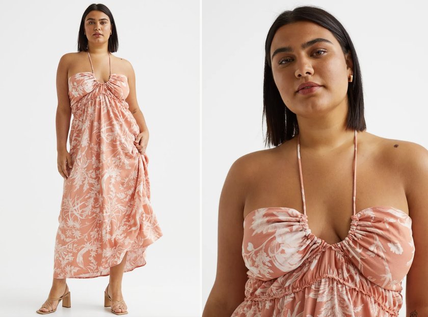 H&M Sommerkleider: H&M+ Kleid mit Bindedetail