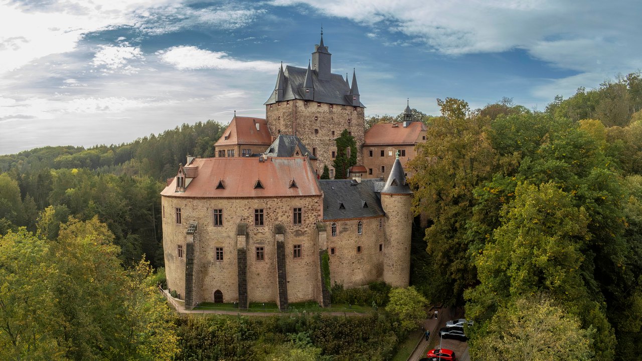 Die Burg stammt aus dem 14. Jahrhundert.