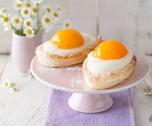 Oster-Lieblingsrezept für Zitronencreme-Blätterteig-Eier