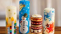 4 tolle und einfache Ideen: Kerzen weihnachtlich verzieren