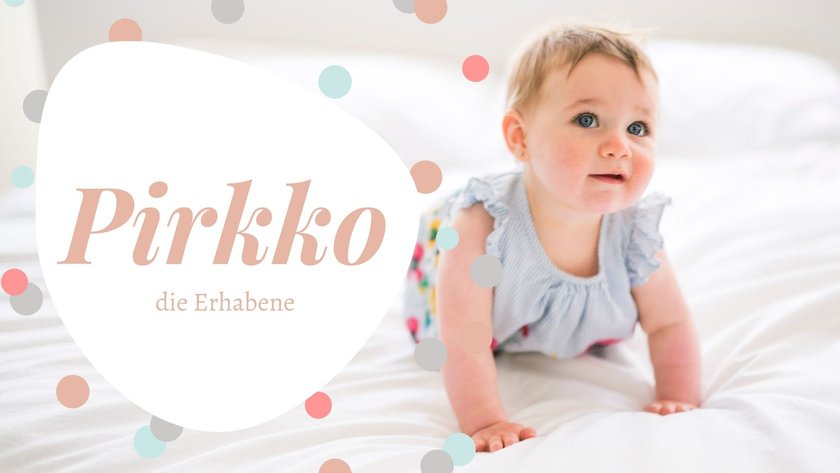 #24 Die 30 schönsten Mädchennamen mit O am Ende: Pirkko