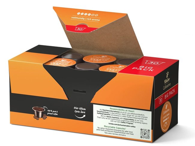 Kaffeekapseln-Test – Tchibo Cafissimo Caffè Crema Big Pack