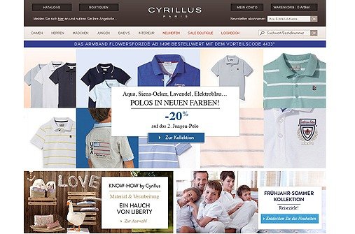 Online-Shops für Baby- und Kindermode: cyrillus