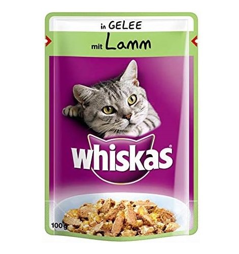 Katzenfutter-Test - Whiskas mit Lamm in Gelee 1+