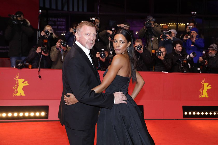 Boris Becker und Lilian de Carvalho Monteiro bei der Boom Boom The World vs. Boris Becker Film Premiere im Rahmen der 73. Internationale Filmfestspiele Berlinale am 19.02.2023 in Berlin
