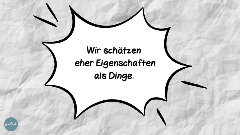 Eigenschaften statt Dinge