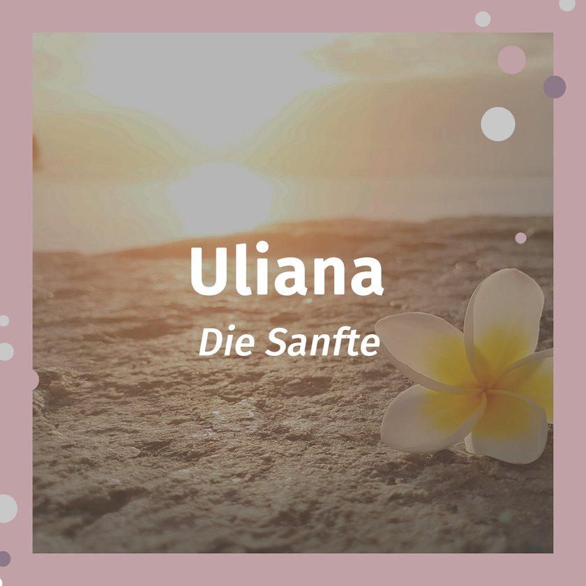 Hawaiianische Namen Uliana