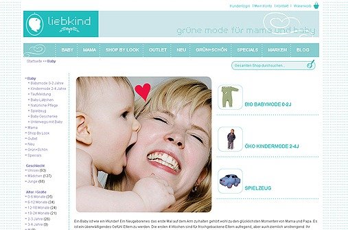 Online-Shops für Baby- und Kindermode: liebkind