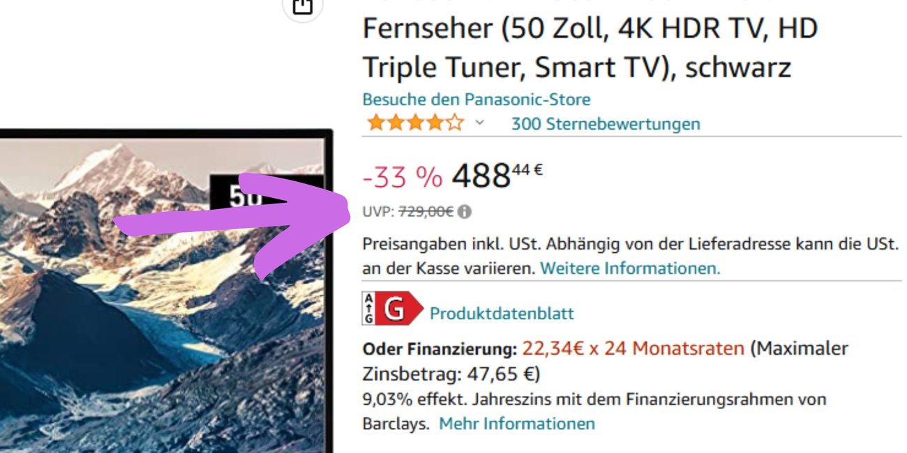 Unverbindliche Preisempfehlung Was bedeutet UVP?