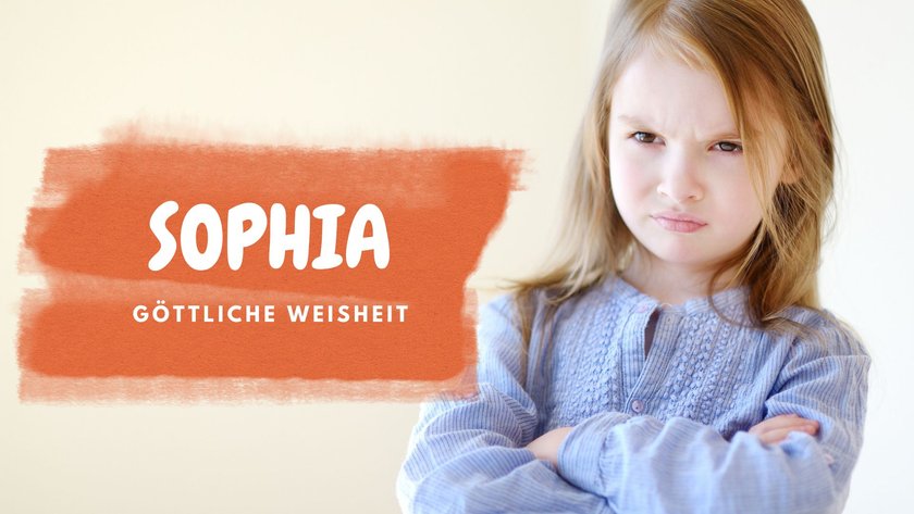 #12 unbeliebte Mädchennamen: Sophia