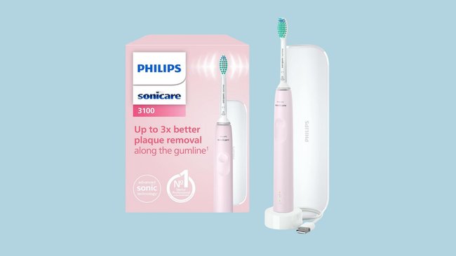 Elektrische Zahnbürsten Test von Stiftung Warentest 12/2024: Platz 3 geht an die Philips Sonicare 3100