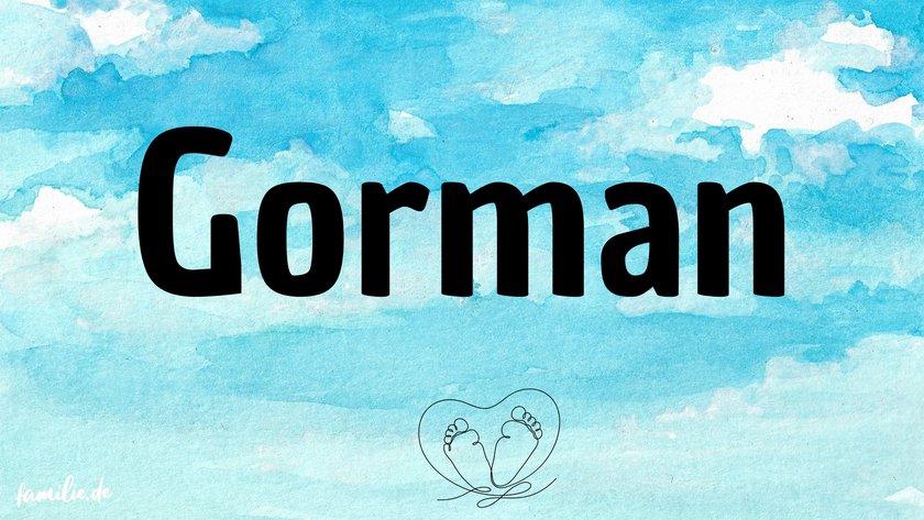 Jungennamen Farbe Blau - Gorman