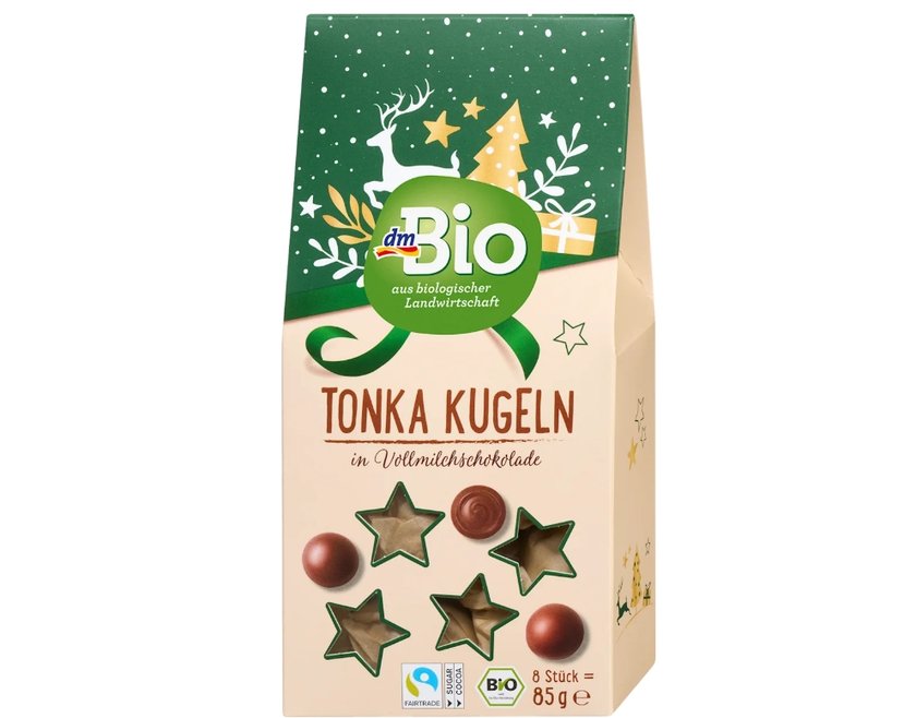 Von dmBio gibt es jetzt köstliche Tonka Kugeln.