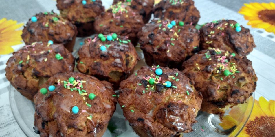 Diese selbstgemachten Rhabarber-Muffins schmecken der ganzen Familie