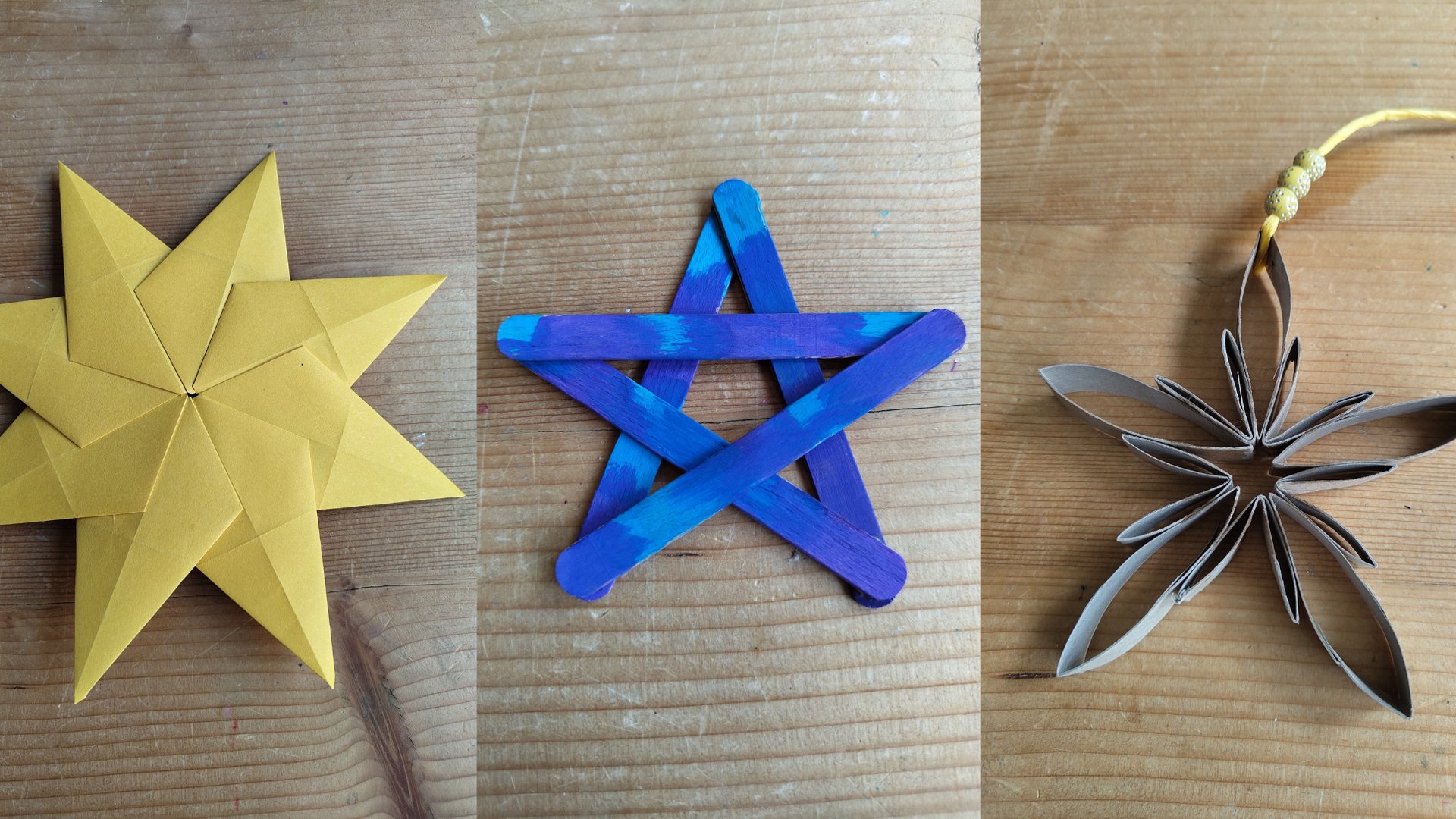 Sterne Basteln Mit Kindern Unter 3 Jahren Sterne basteln mit Kindern: 9 leichte Ideen