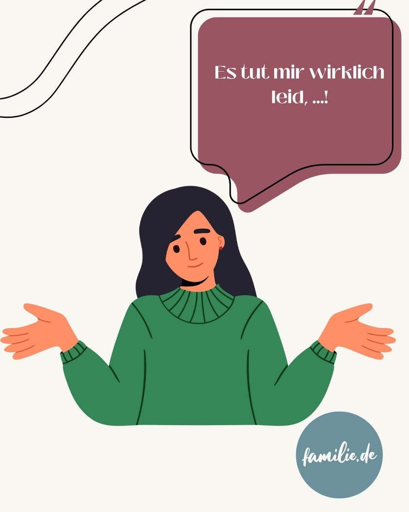 Falsche Entschuldigungen