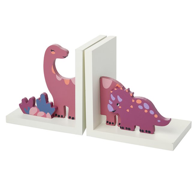 Buchstützen im Dino-Design