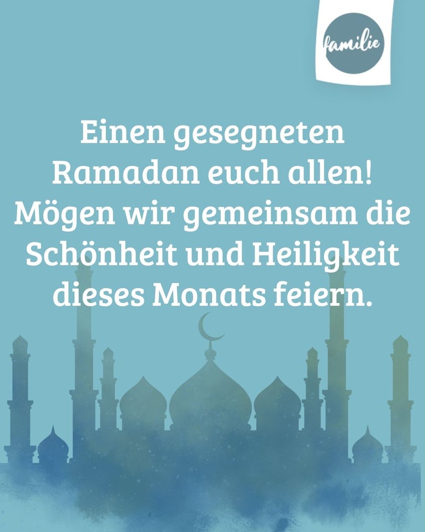 Ramadan Wünsche zum Verschicken an Freunde und Familie