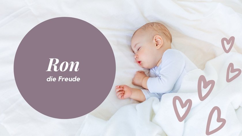 Diese 20 Babynamen stehen für „Freude": Ron