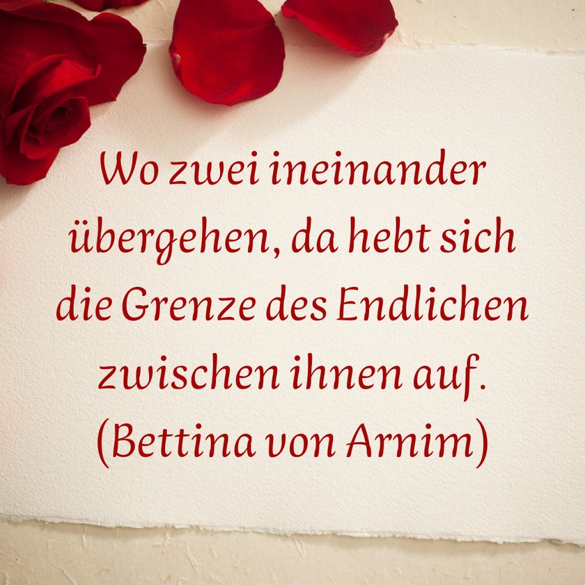 Liebeszitate - Bettina von Arni