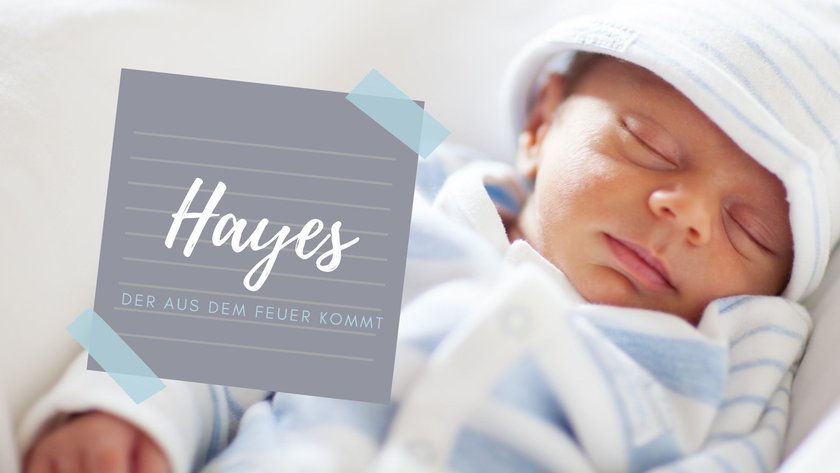 #4 Jungennamen mit H: Hayes