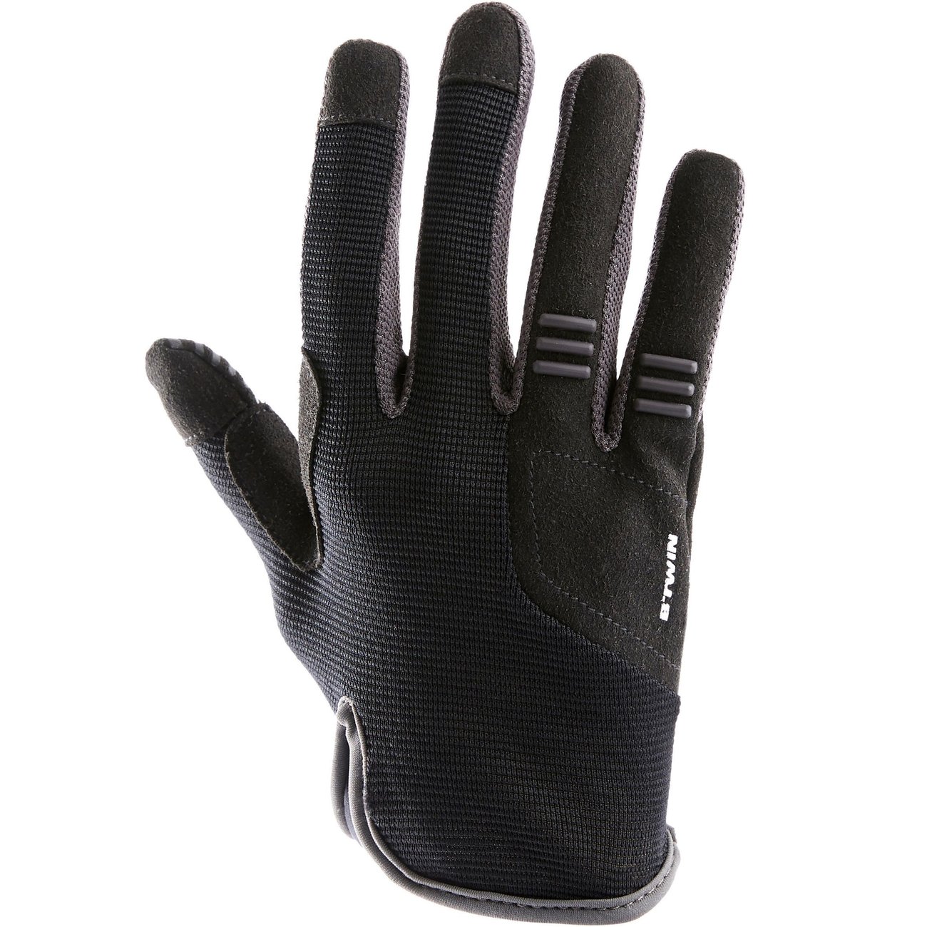 2 Paar Schwarze & Rote Fahrradhandschuhe – Vollfinger, Touchscreen, Atmungsaktiv & Wasserdicht