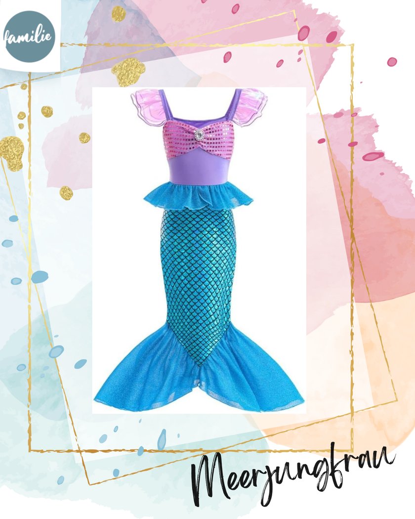 Kinder-Kostüm - Meerjungfrau