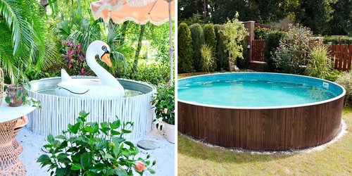 Freistehenden Pool verschönern: 15 geniale Ideen für euren Garten