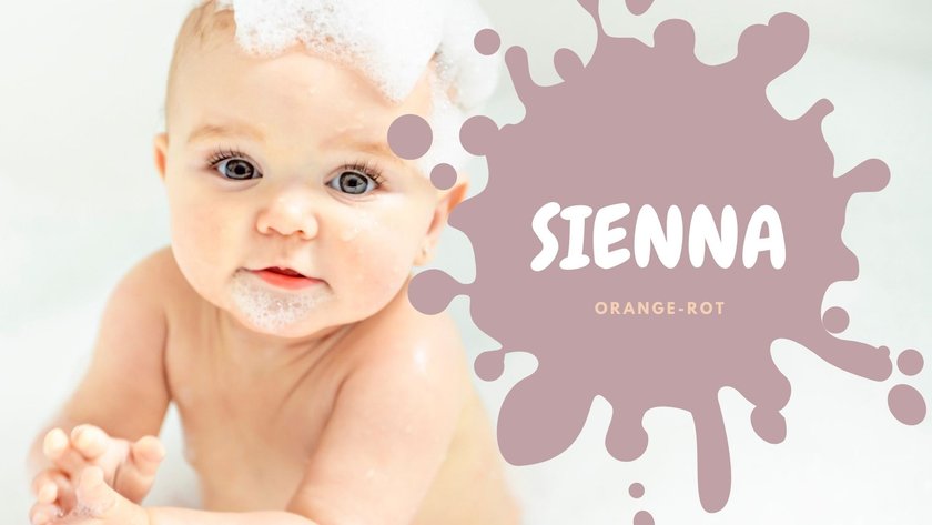 #16 Vornamen nach Farben: Sienna