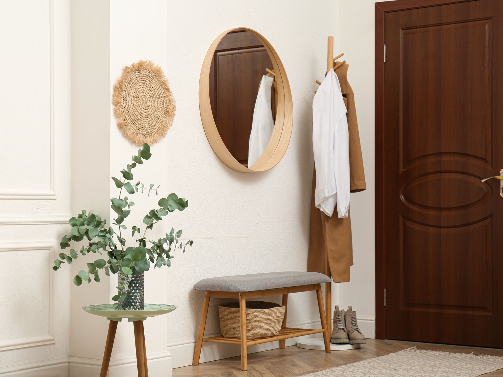 Die 15 elegantesten Einrichtungsideen für einen beigefarbenen Flur