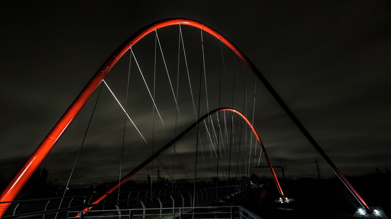 Die Nordsternbrücke ist ein Teil von Gelsenkirchen. 