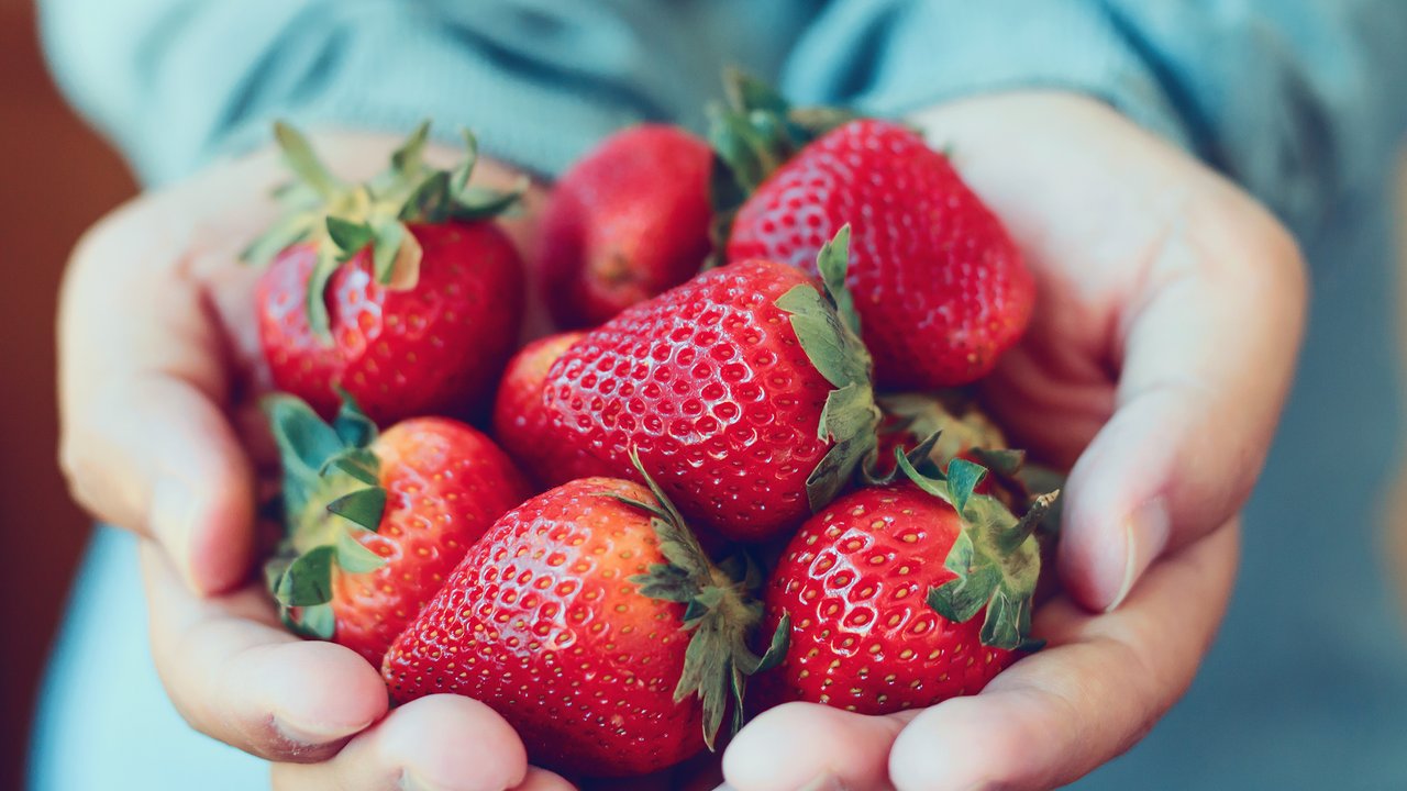 Erdbeeren essen gesund Superfood
