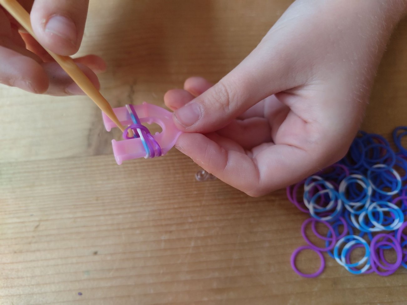 loom bänder anleitung 6 fädig