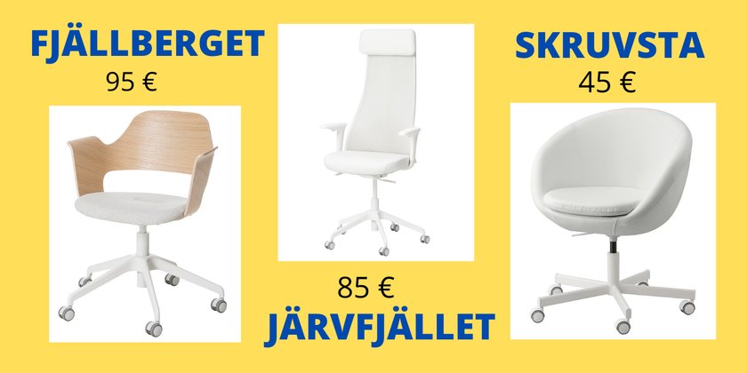IKEA Schreibtischstühle in weiß