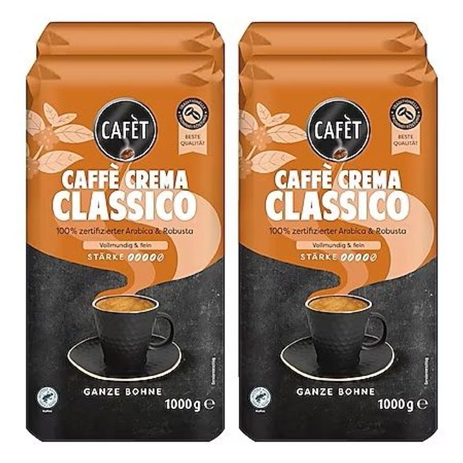 Kaffeebohnen-Test - Cafét Netto Caffé Crema Classico