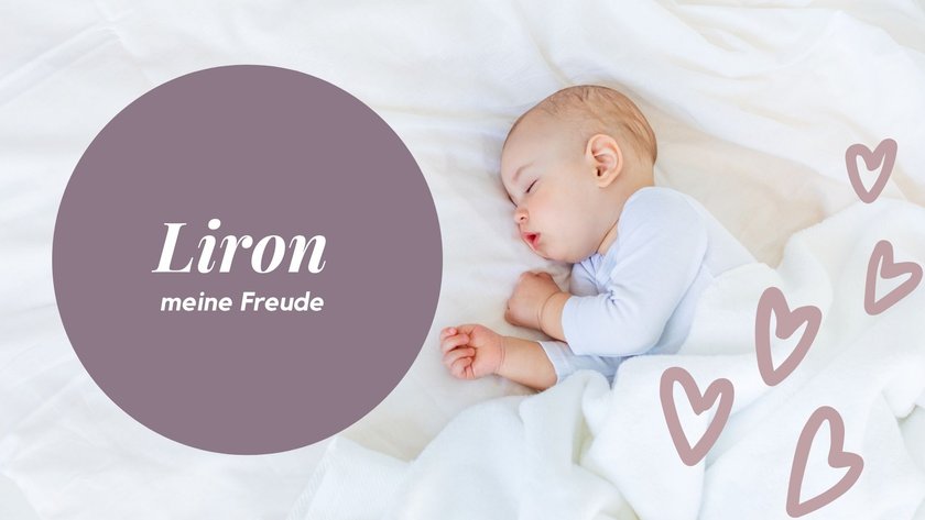 Diese 20 Babynamen stehen für „Freude": Liron