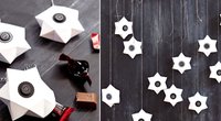 Papier-Schachteln falten in Sternform: Als Adventskalender oder tolle Weihnachtsdeko: