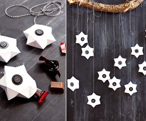 Papier-Schachteln falten in Sternform: Als Adventskalender oder tolle Weihnachtsdeko: